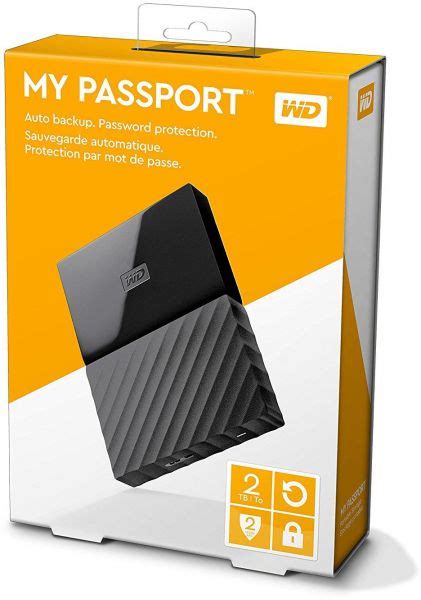 Wd My Passport 1tb Portable External Hard Drive Buy Online Best