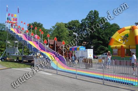 Giant Carnival Slide Rental Fiberglass Fun Slide Rentals Phoenix