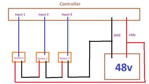 It reveals the parts of the circuit as simplified shapes, as well as the power as well as signal connections in between the tools. Wiring 3 proximity sensors in series - Electrical Engineering Stack Exchange