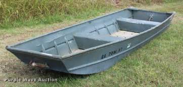 1974 Lowe Line Flat Bottom Boat In Chelsea Ok Item Aq9520 Sold