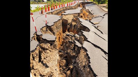 At the earth's surface, earthquakes may manifest themselves by a shaking or displacement of the ground. Earthquake