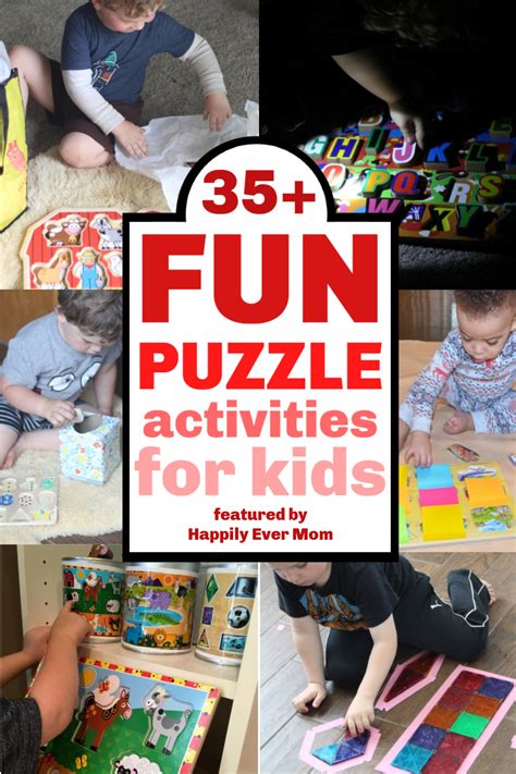 35 Mind Blowing Puzzle Activities For Kids Happily Ever Mom