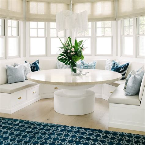 Round Nook Table Banquette Seating In Kitchen Kitchen Nook Table