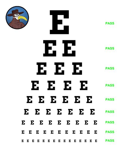 Printable Eye Chart Snellen Eye Chart Free Printable Paper File Images