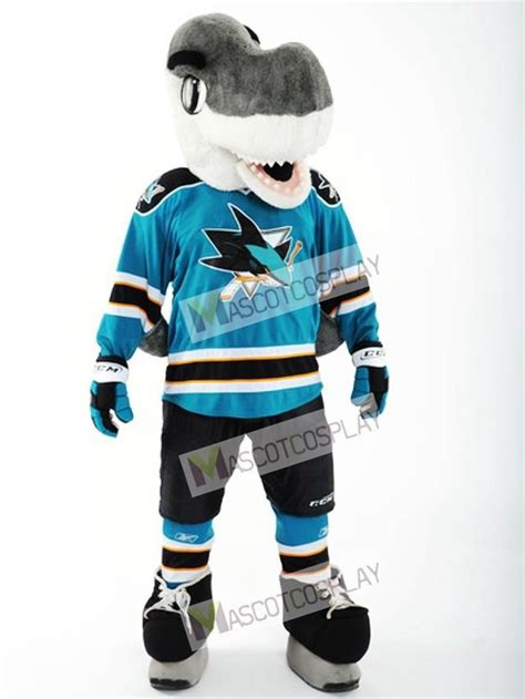 Sj Sharkie Of The San Jose Sharks Mascot Costume Shark