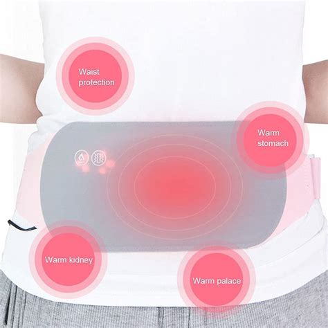 Heated Waist Belt Menstrual Heating Pad Portable Belly Heating Pad With 3 Heat Levels 3
