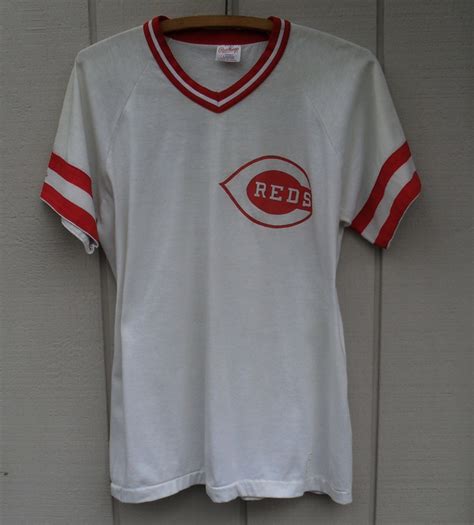 Vintage Cincinnati Reds Baseball T Shirt Tee Jersey By Betseydo