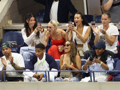 celebrities watching serena williams at the us open photos