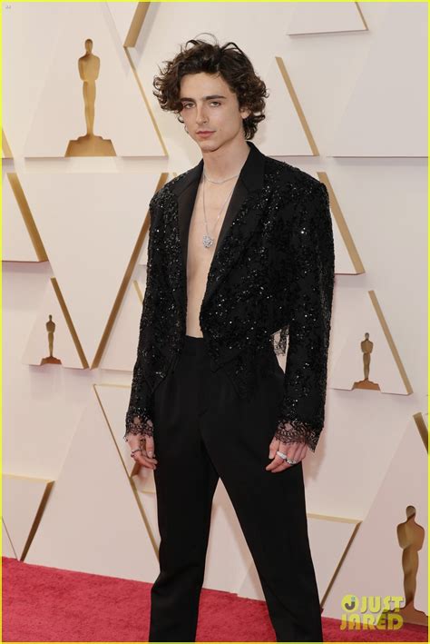 timothee chalamet goes shirtless at oscars 2022 photo 4733995 oscars pictures just jared