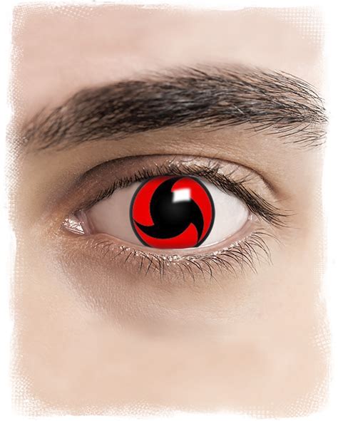 Itachis Mangekyou Sharingan Contact Lenses For Cosplay Horror