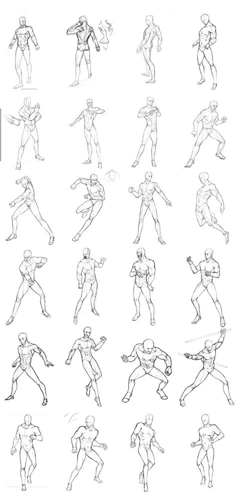 An Image Of Various Poses And Gestures For The Character In This Video