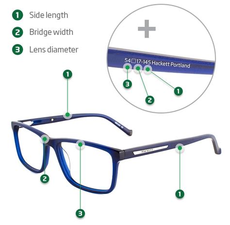 Glasses Frame Measurements Finding The Right Fit Specsavers Uk