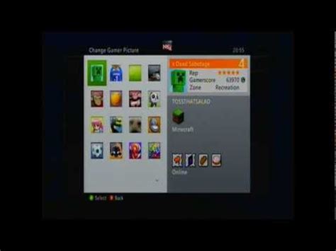 › xbox 360 gamerpics all. MineCraft xbox 360 edition: How to unlock the Creeper gamer picture. - YouTube