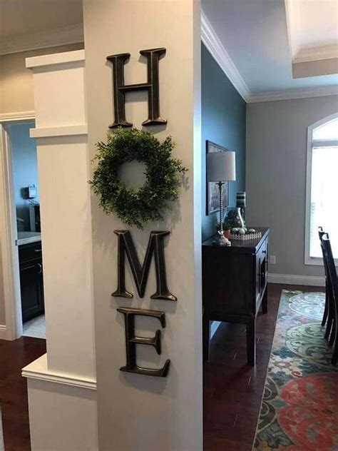 As for lush plants, they're always a good idea. 50+ Vintage Farmhouse Wall Decor Ideas For Your House 2019