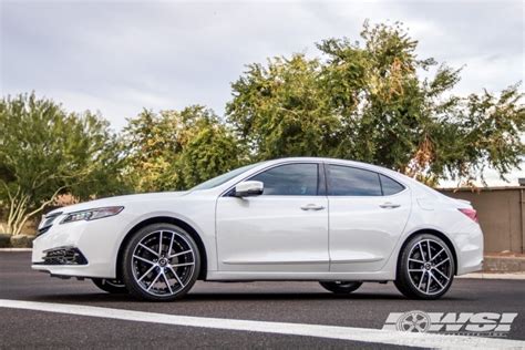 2016 Acura Tlx With 20 Gianelle Monaco In Black Machined Wheels