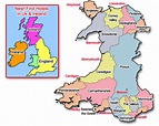 Pays de Galles - Cartes géographiques du Pays de Galles (Royaume-Uni ...