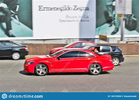 April Kiev Ukraine Mercedes Benz Cl In The City Editorial Stock Photo Image Of