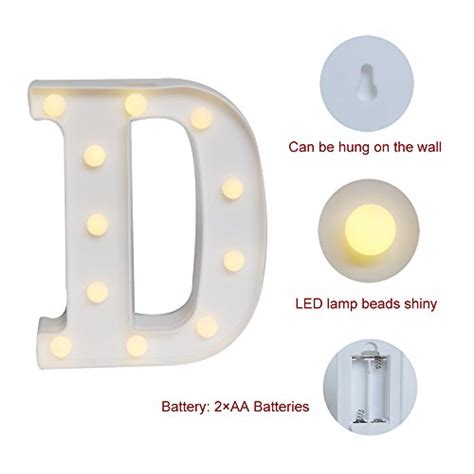 Delicore Led Marquee Letter Lights Alphabet Light Up Sign For Wedding