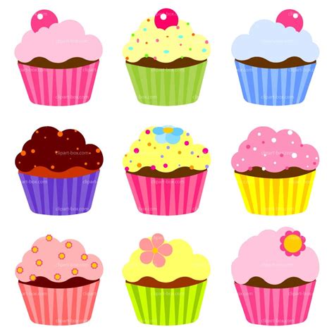 Fajarv Pictures Of Cupcakes Clipart