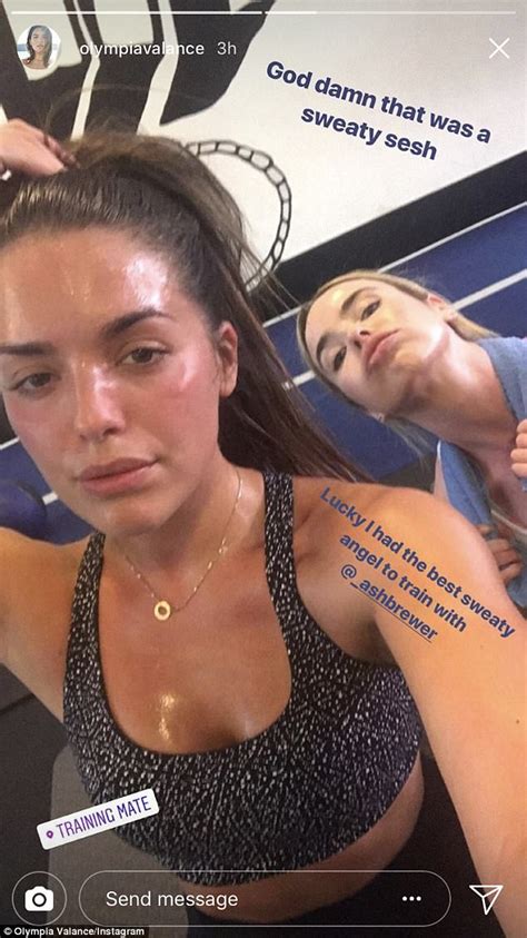 Olympia Valance Posts Makeup Free Selfie From LA Gym Daily Mail Online