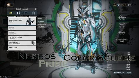Nekros Prime Color Scheme YouTube