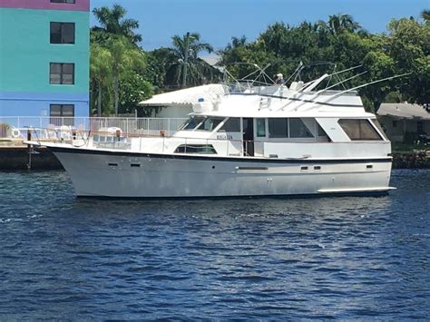 1980 Hatteras 53 Motor Yacht Powerboat For Sale In Florida