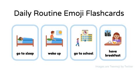 Free Printable Daily Routine Flashcards Picture Dictionaries And