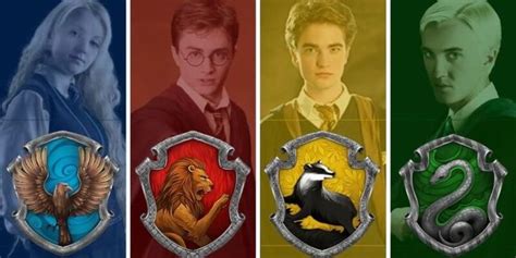 Harry Potter And Hermione S Crests Are Featured In This Composite Image