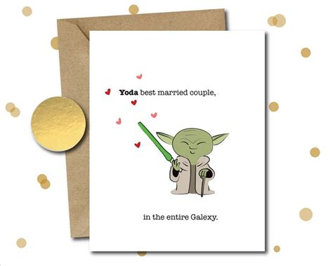 Star Wars Wedding Card Wedding T Funny Wedding Card Congratulation