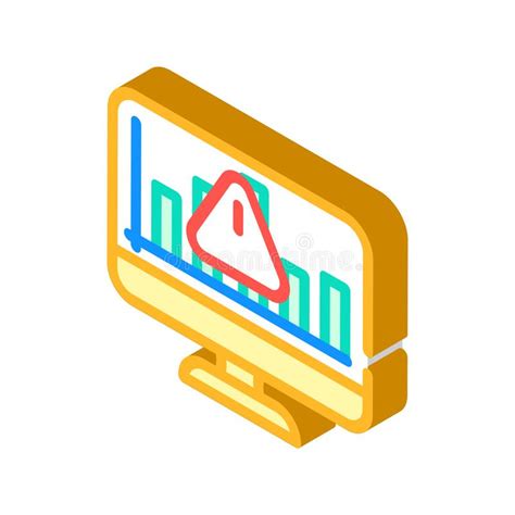 Risks Of Trade Market And Business Intelligence Isometric Icon Vector