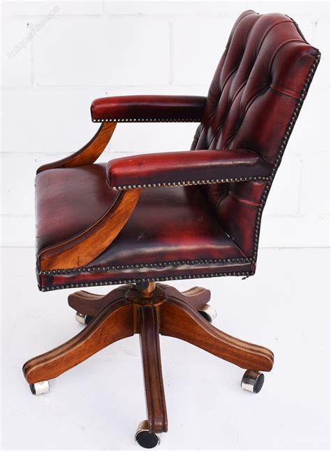 4.2 out of 5 stars (8) total ratings 8, $139.99 new. Antiques Atlas - Vintage Ox Blood Red Leather Desk Chair