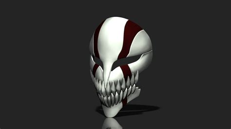 Kurosaki Ichigo Bleach Hollow Mask 3d Print Model By Blackstar90