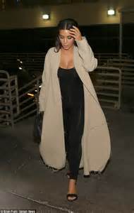 Kim Kardashian Puts On An Ample Display As She Slips Into Black