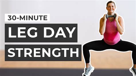 Leg Day Strength Training For Women Minute Dumbbell Workout Ny