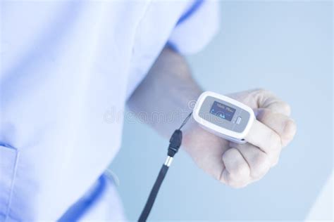 Blood Pressure Finger Monitor Stock Photo Image Of Beat Meter 91472336