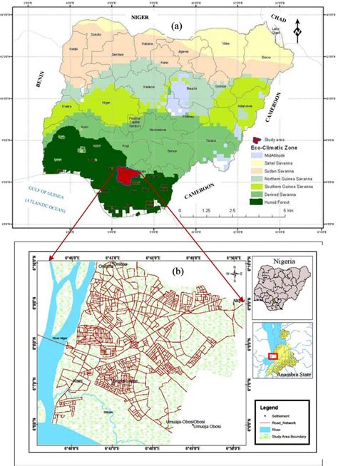 Map Of Nigeria Showing Vegetation Belts Map Of Nigeria Showing
