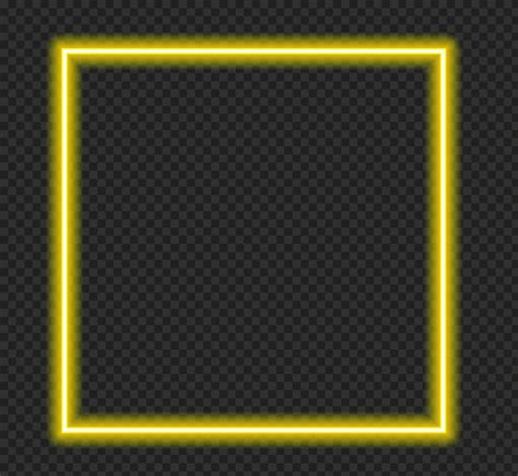 Hd Yellow Neon Border Frame Png Citypng