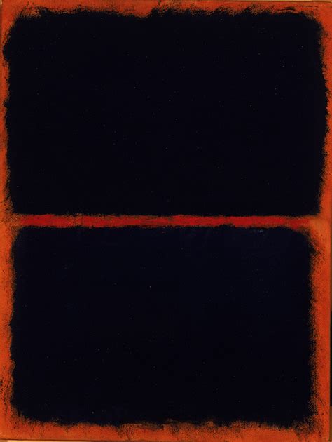 Dailyrothko Mark Rothko Untitled Black On Red 1968 Art