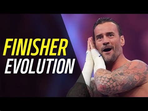 Every Finishers Of Cm Punk Wwe Finisher Evolution Youtube