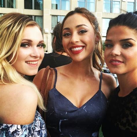 Marie Avgeropoulos And Lindsey Morgan And Eliza Taylor Marie