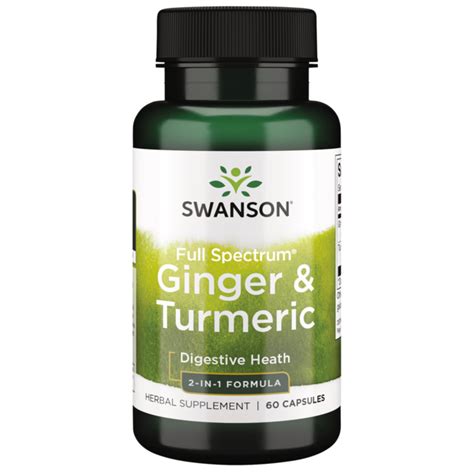 Ginger And Turmeric Supplement Great Reviews Swanson Health Products
