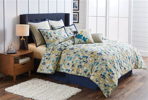 Better Homes And Gardens King Metallic Floral Comforter Set 8 Piece