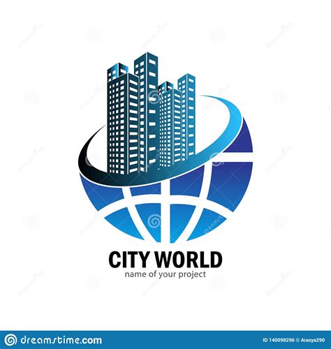 The microsoft word 2013 logo contains a number of different shapes, including 1 square and 2 circles. City world logo design stock vector. Illustration of ...