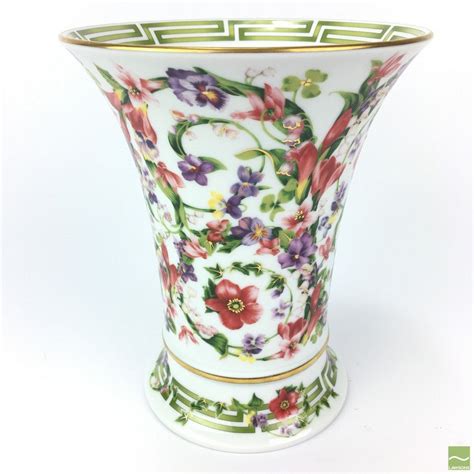 Versace Flower Fantasy Vase Rosenthal Ceramics