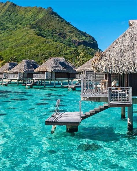 corner of paradise 🐠 bora bora french polynesia photo by passportstampstrave 美しい場所 海 絶景 美しい風景