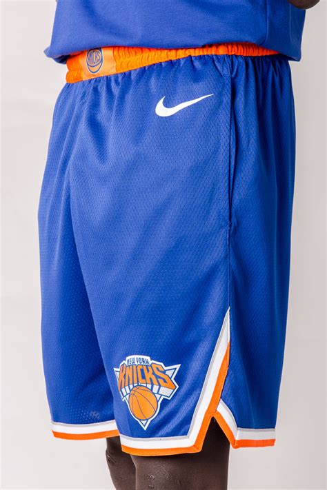 New York Knicks Nike Swingman Icon Edition Shorts Mens Blue