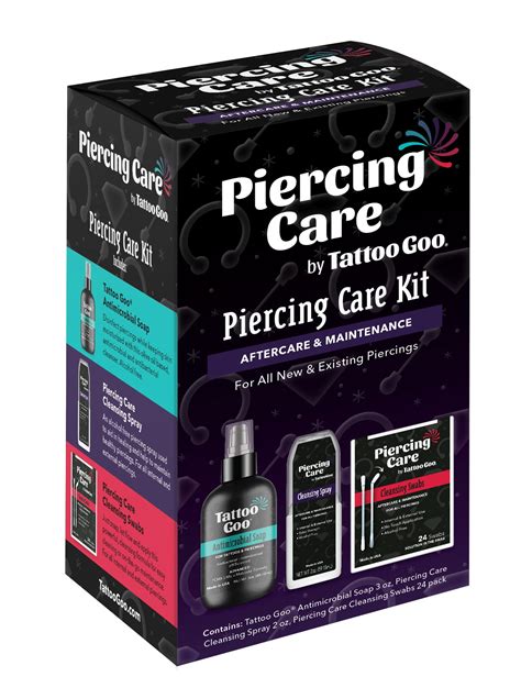 Buy Tattoo Goo Complete Body Piercing Aftercare Kit Set New Formula