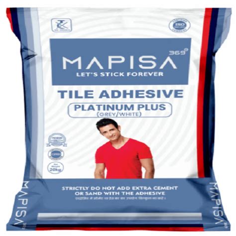 Mapisa 369 C2tes1 Platinum Plus White Tile Adhesive 20 Kg Bag At Rs