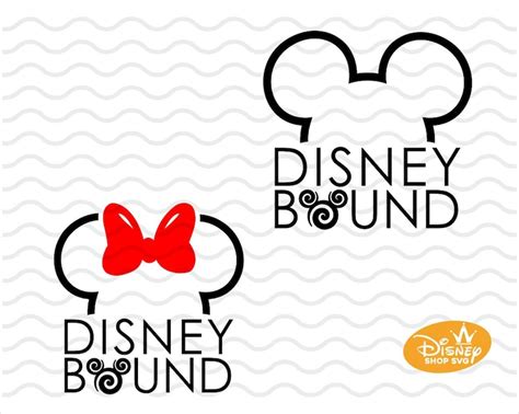 Disney Bound SVG / Modern Disney SVG / Outlined Disney / | Etsy