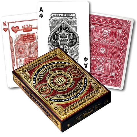 Theory11 High Victorian Playing Cards Red Deck Ace Cards And Collectibles